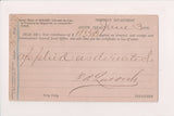 TX, AUSTIN - Treasury Department, F R Lubbock Treasurer - 1890 Postal Card - C17135