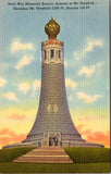 MA, MT GREYLOCK - State War Memorial Beacon closeup postcard - C17183
