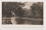 NE, CRETE - Blue River scene @1914 RPPC postcard - C17577