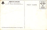 Plane postcard - AMERICAN Airlines close up postcard - C17659