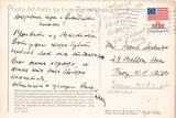 NY, FIRE ISLAND - Greetings, multi view - Light house - @1983 postcard - SL3031