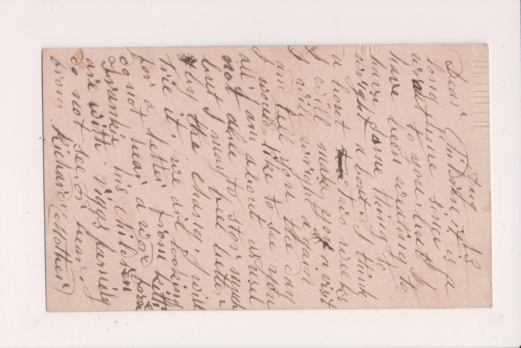 MI, JONESVILLE - old vintage Jefferson Postal Card - C17789