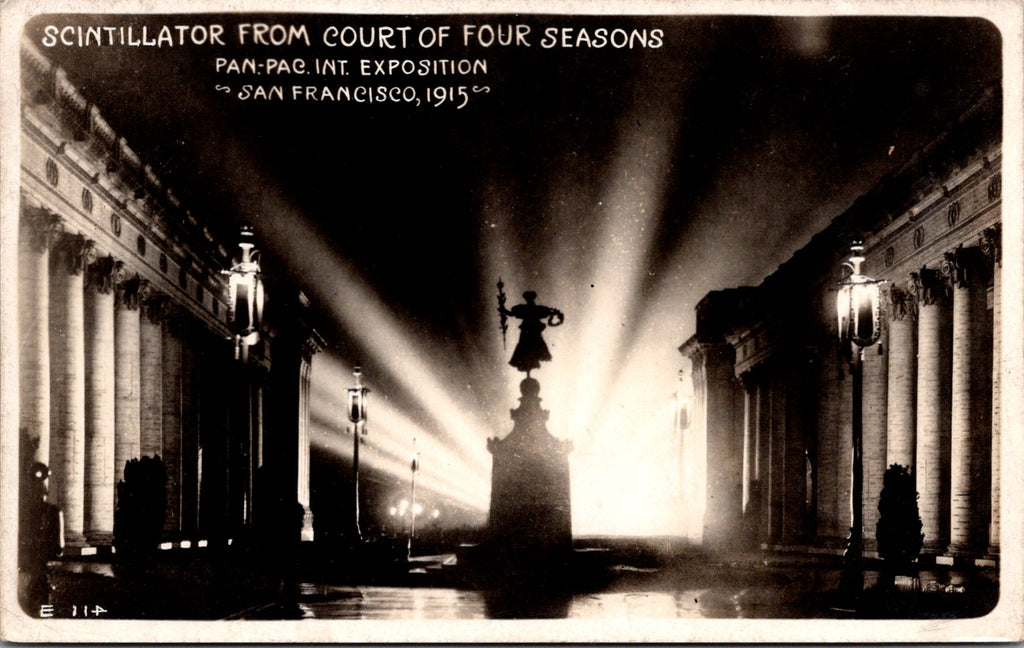 CA, SAN FRANCISCO - Pan-Pac Int Exposition SCINTILLATOR - RPPC - CP0072