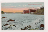 CA, San Francisco - Fort Point buildings and water postcard - CP0074