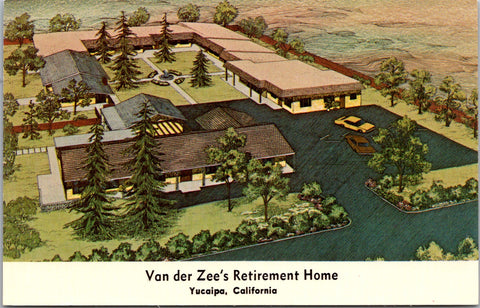CA, YUCAIPA - Vand der Zee's Retirement Home - @1971 (original SOLD) CP0378