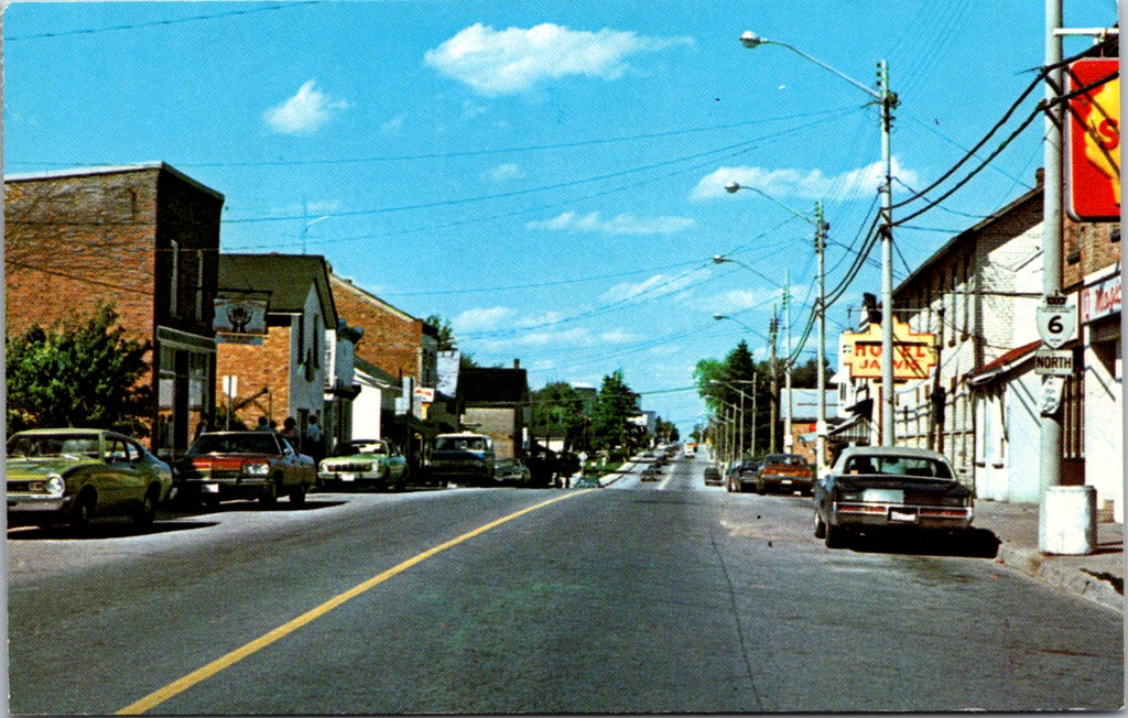 Canada - JARVIS, ON - Main Street N - 1973 postcard - CP0452