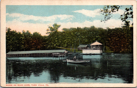 PA, Turn Villa - Echo Lake scene - Sackett and Wilhelms Co postcard - CP0477