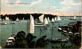 OH, Cedar Point - Yachting scene - 1909 postcard - CP0548