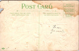 Easter - Anthropomorphic chick driving cart pulled by rabbit postcard - CP0792
