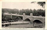 NY, AUSABLE CHASM - Route No 9, US Highway Bridge vintage postcard - CR0016