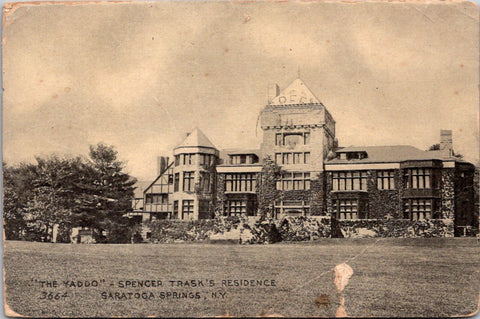 NY, SARATOGA SPRINGS - Spencer Trask's Residence YADDO postcard - CR0105