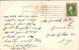 MA, ONSET - Bay View Grove view from bandstand, people, dock postcard - CR0650