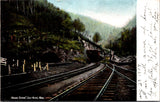 MA, EAST PORTAL - Hoosac Tunnel, several RR tracks postcard - D04021