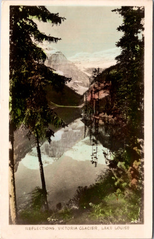 Canada - LAKE LOUISE, AB - Victoria Glacier lake & area  RPPC - D05037