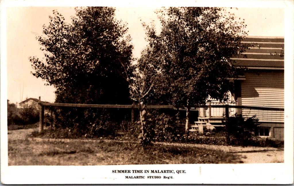 Canada - MALARTIC, QC - Summer time in RPPC - D05038