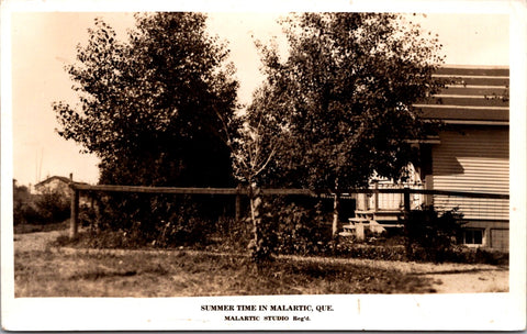 Canada - MALARTIC, QC - Summer time in RPPC - D05038
