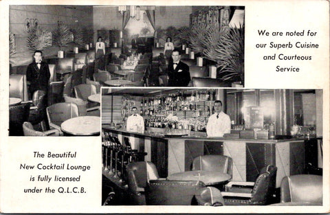 Canada - MONTREAL, QC - Blue Angel Cafe advertising postcard - D05047