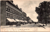 OH, Conneaut - Main St - 1906 street scene postcard - D07054