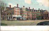 MA, LENOX - Curtis Hotel - people with horse and buggies, wagons etc postcard