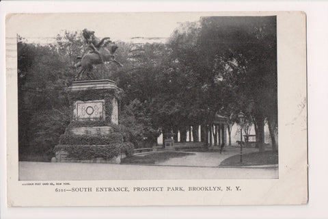 NY, BROOKLYN - Prospect Park South Entrance postcard - D07136