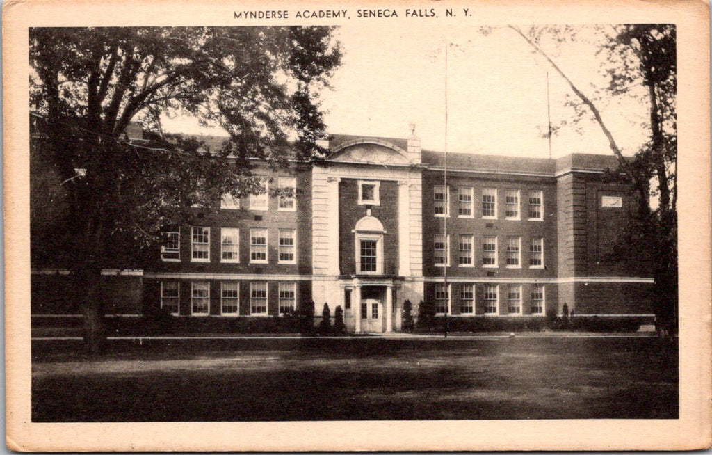 NY, SENECA FALLS - Mynderse Academy vintage postcard - D17185