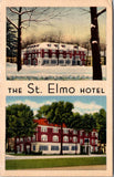NY, CHAUTAUQUA - St Elmo Hotel - @1955 postcard - D17189