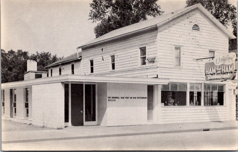 NY, CHITTENANGO - Ham that Am Ham Restaurant (original) postcard - D17213