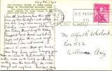 WY, YELLOWSTONE - Old Faithful Geyser, Yellowstone Park postcard - D18032