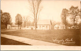 PA, MANSFIELD - Smythe Park entrance - W A Bates embossed RPPC - DG0017