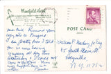 NY, NEW YORK CITY - Mansfield Hotel lobby, elevator, desk postcard - DG0059