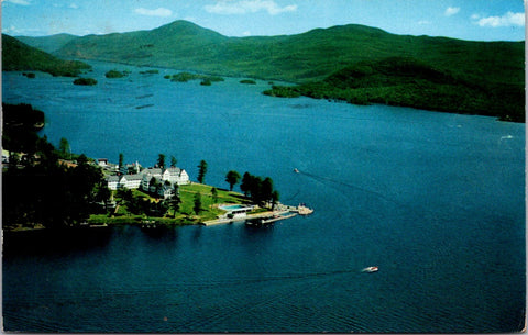 NY, LAKE GEORGE - Green I, Sagamore Hotel postcard - DG0081