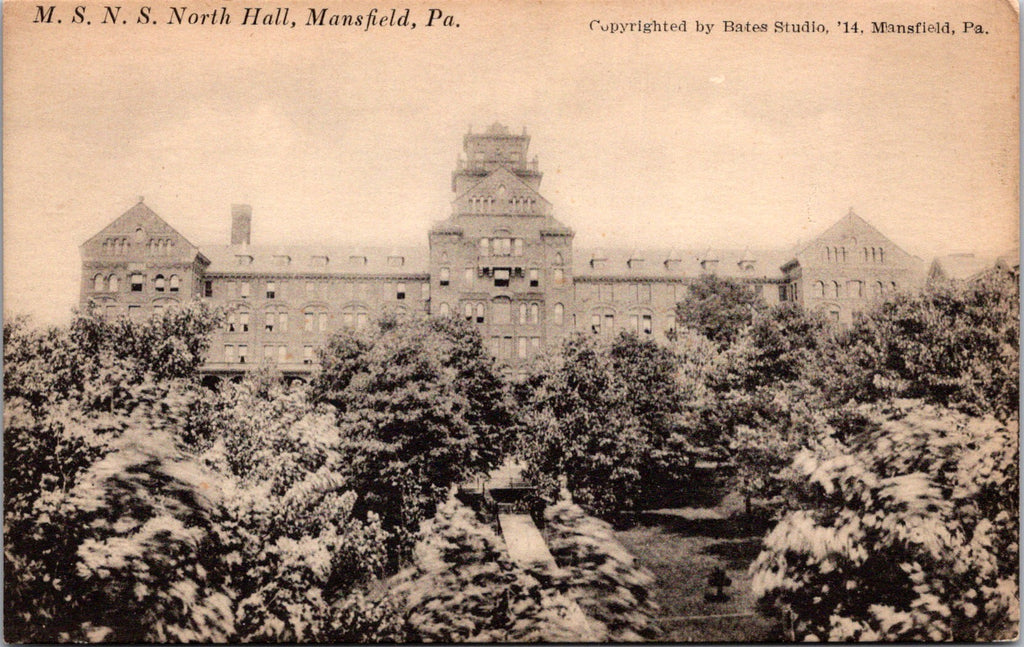 PA, MSNS North Hall - Bates Studio postcard - DG0113