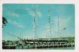 Ship Postcard - CHARLES W MORGAN, wooden whaleship postcard - DG0126