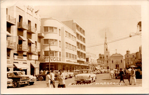 Foreign postcard - MARACAIBO, Venezuela - Plaza Baralt RPPC - DG0130
