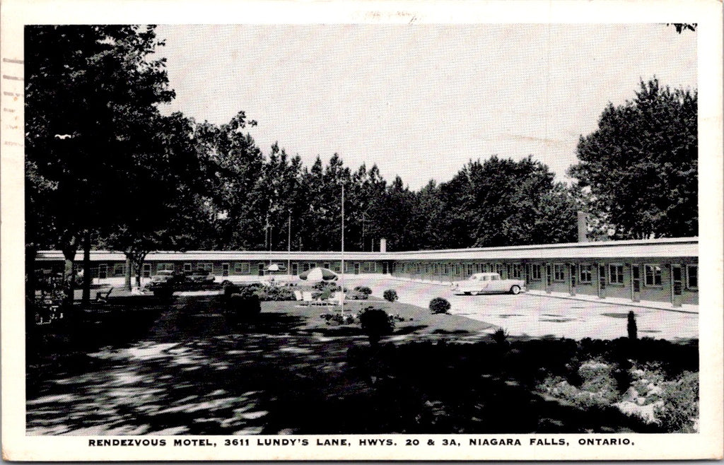 Canada - NIAGARA FALLS, ON - Rendezvous Motel postcard - DG0162