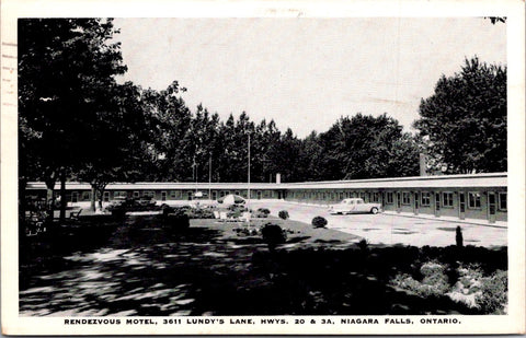 Canada - NIAGARA FALLS, ON - Rendezvous Motel postcard - DG0162