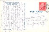 WI, MADISON - Black Hawk Country Club - golfers and golf bag on wheels postcard