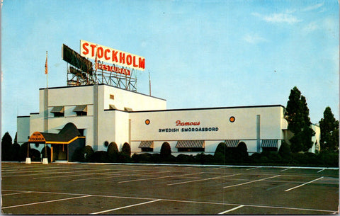 NJ, SOMERVILLE - Stockholm restaurant - M/M Niels Lilja owners - postcard - DG02