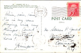 NJ, Atlantic City - 10 Mile Boardwalk, lots of signs - 1955 postcard - DG0263
