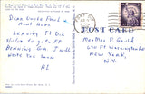 NJ, Fort Dix - Regimental Chapel - 1959 postcard - DG0279