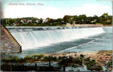 MA, HOLYOKE - Holyoke Dam, overflow structure, buildings postcard - E04312