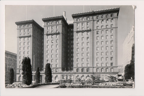 CA, SAN FRANCISCO - St Francis Hotel - ZAN 1433 RPPC postcard - E05065