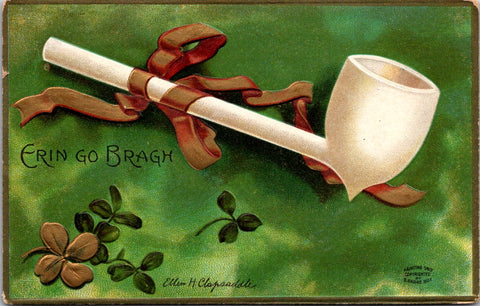 St Patrick - St Patricks Day - Erin go Bragh - Clapsaddle postcard - E05078