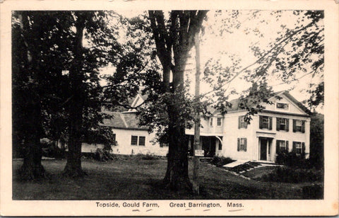 MA, GREAT BARRINGTON - Gould Farm, Topside close up postcard - E09051