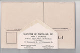 ME, PORTLAND - Souvenir of - Wm J Dennis - by the Douglas Publ Co - E10103