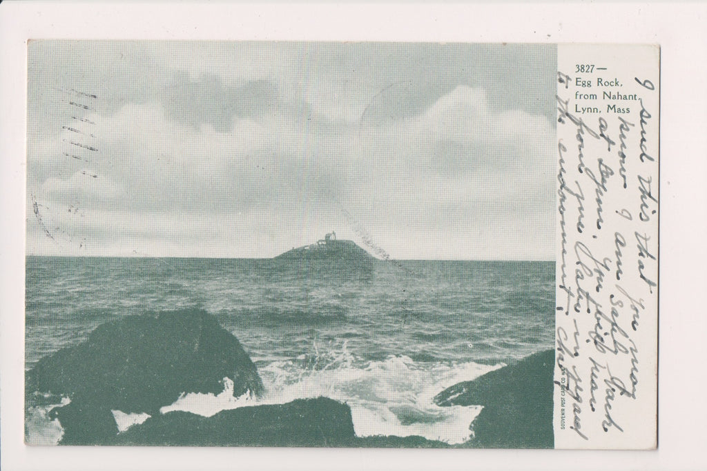 MA, LYNN - Egg Rock from Nahant - 1906 postcard - E10179