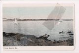 ME, YORK - York Beach - Double Postcard by Frank W Swallow - E10380