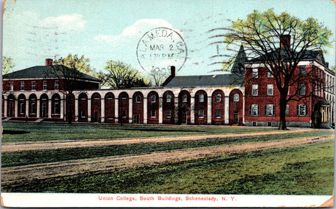 NY, Schenectady - Union College, South Buildings postcard - E17024