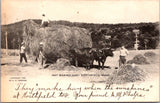 MA, EAST NORTHFIELD - Hay Wagon stacked high - A R Levering postcard - E23019