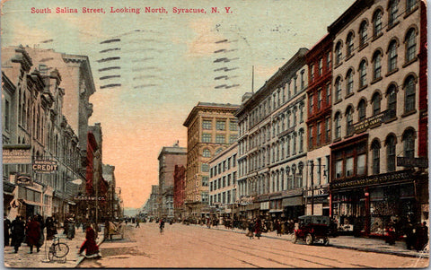 NY, SYRACUSE - South Salina St - signs for optician, toys, jewelry etc - E23029